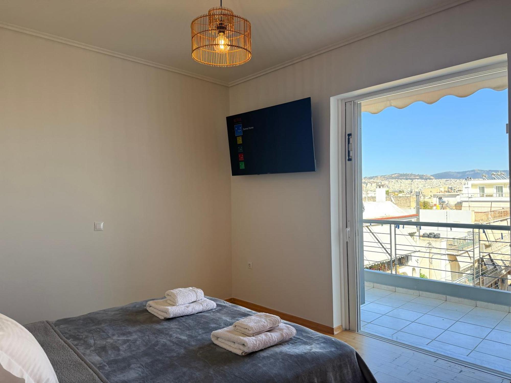 Sunny Home Private Jacuzzi Hydromassage Acropolis & Lycabettus Far View Parking 300M Metro Peristeri Афіни Екстер'єр фото