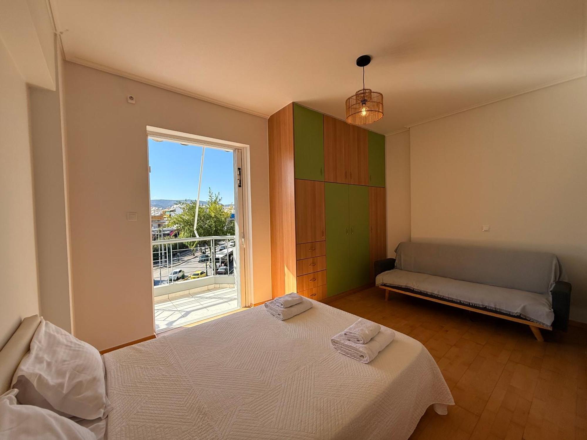 Sunny Home Private Jacuzzi Hydromassage Acropolis & Lycabettus Far View Parking 300M Metro Peristeri Афіни Екстер'єр фото
