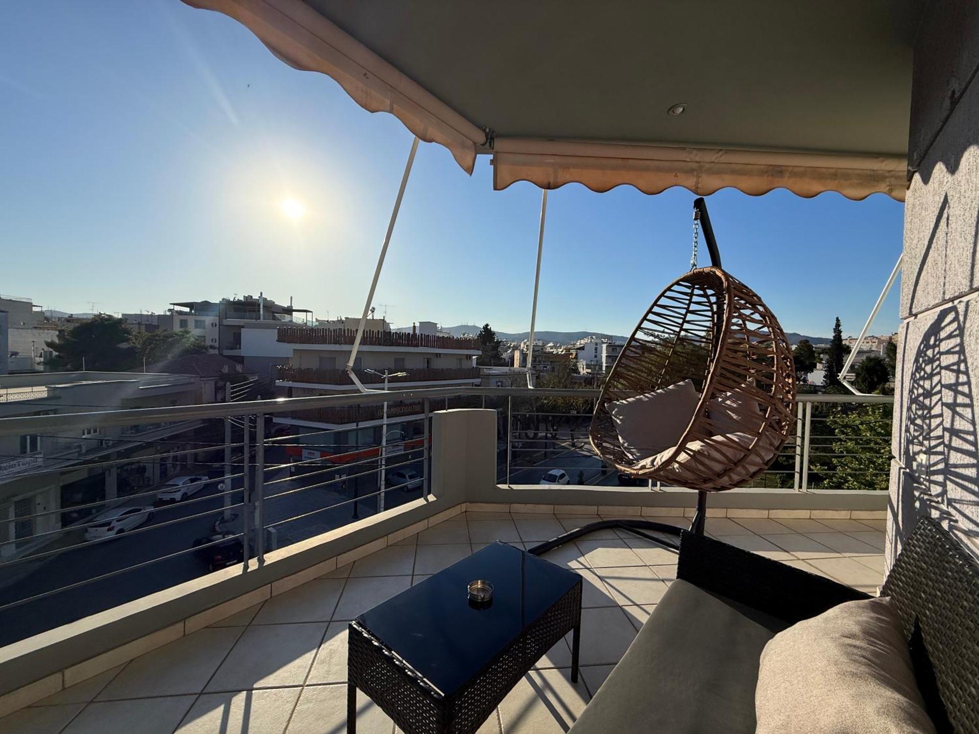 Sunny Home Private Jacuzzi Hydromassage Acropolis & Lycabettus Far View Parking 300M Metro Peristeri Афіни Екстер'єр фото